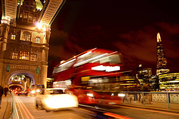 istock Illuminated Tower Bridge in London at night 507803630