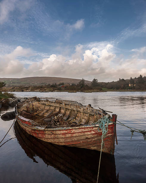 Old Fishing Boat In West Cork Ireland Stock Photo - Download Image Now -  Rowboat, Blue, Color Image - iStock
