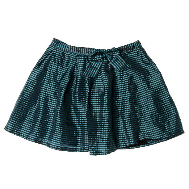 istock Green plaid mini skirt 507815695