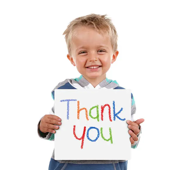 Photo of Thank you sign