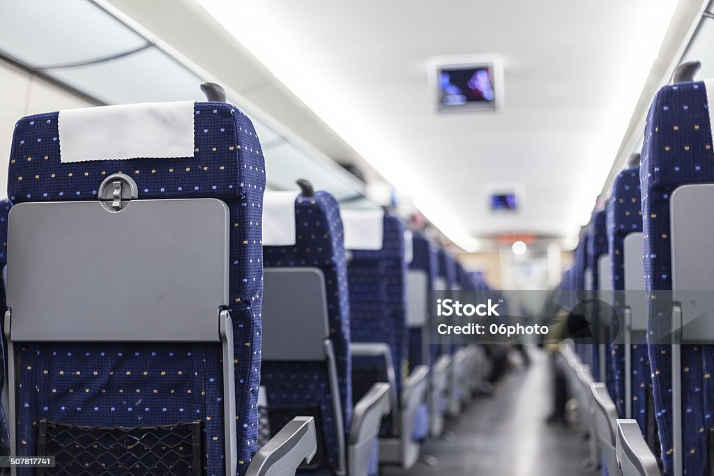 Chinese train's seat Aisle Stock Photo