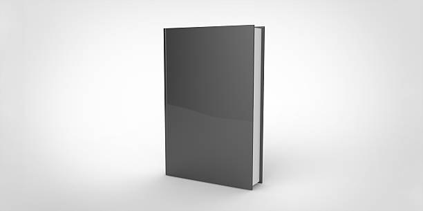 istock dark black Book cover isolated on plain background 507818401