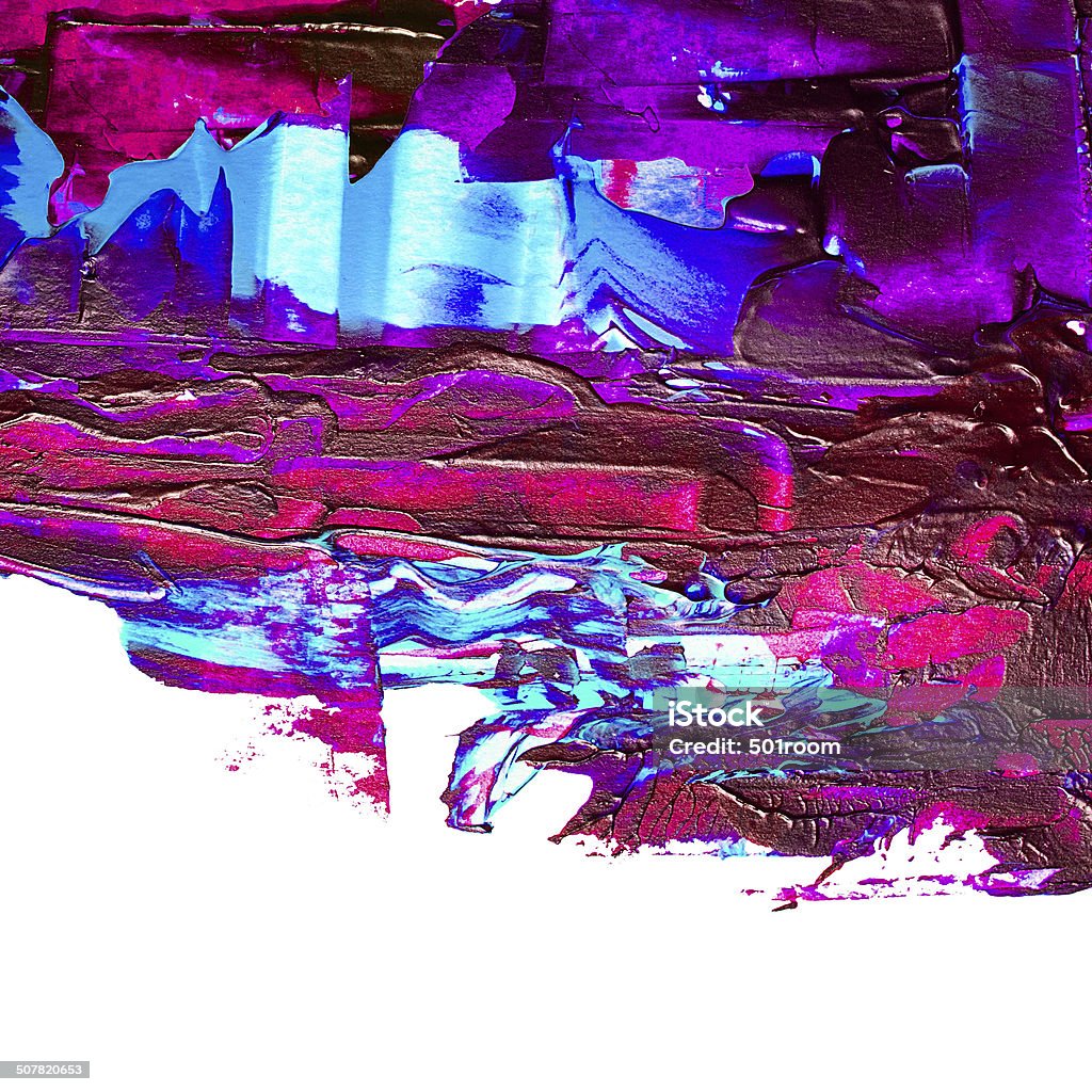 Abstract acrylic paint Abstract acrylic paint on white paper Abstract Stock Photo