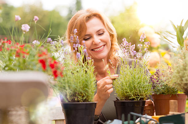 istock Happy Woman Gardening 507821707