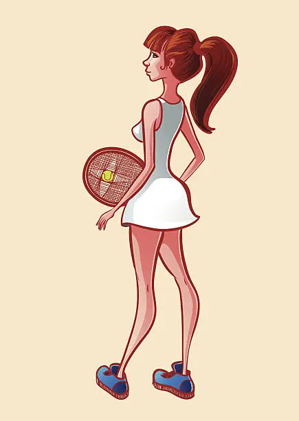 Vector illustration of Girl