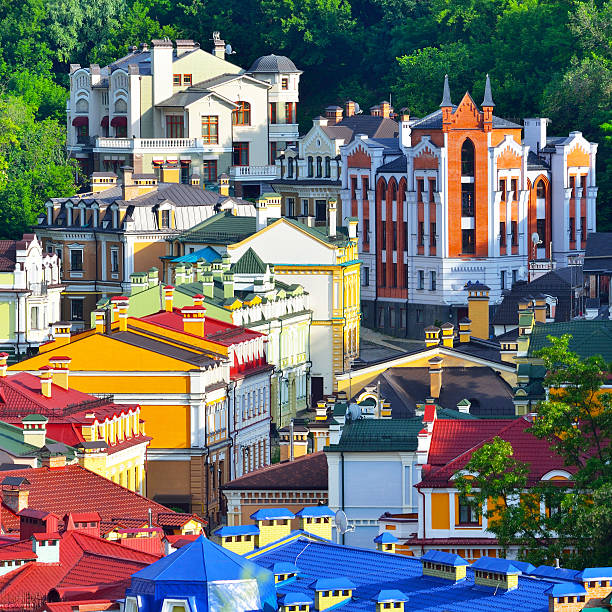 istock Kiev, Ukraine. Old houses 507831142