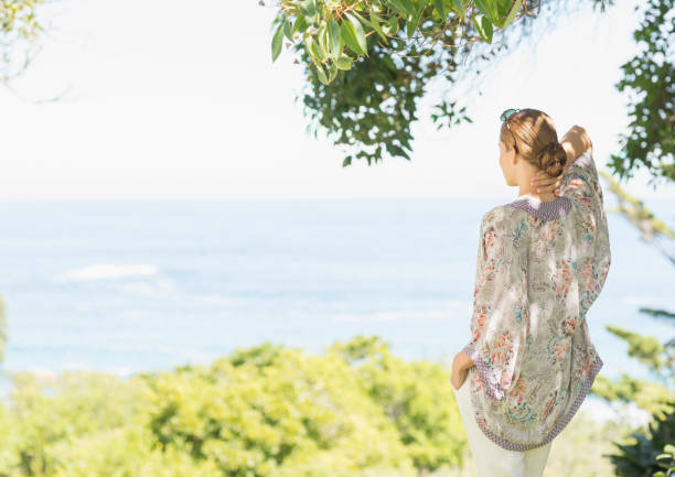 istock Woman overlooking rural landscape 507831689