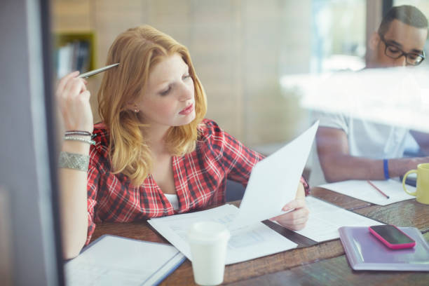 istock Woman working in cafe 507833199
