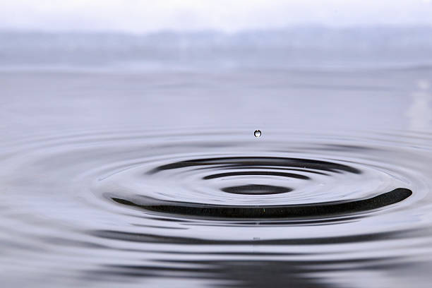 istock Single small drop of water 507836998