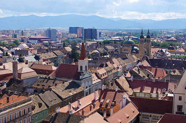 istock Medieval Sibiu town in Romania 507838450