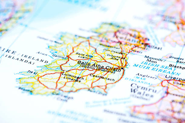 istock Map of Dublin, Ireland 507841806