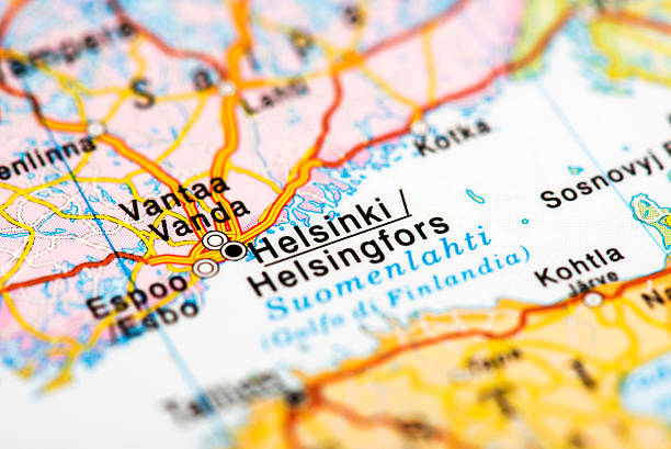 istock Map of Helsinki, Finland 507842244