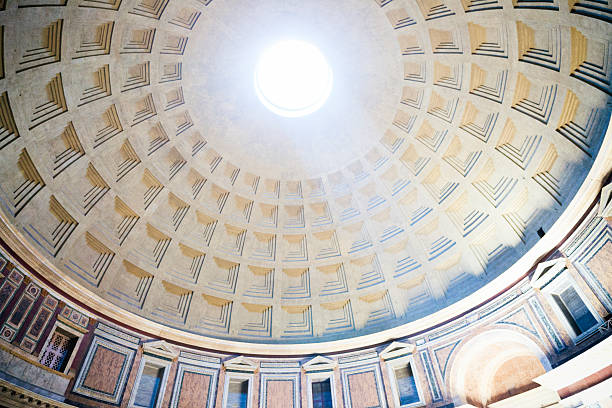 istock Light beam through dome at the Pantheon in Rome, Italy 507842794