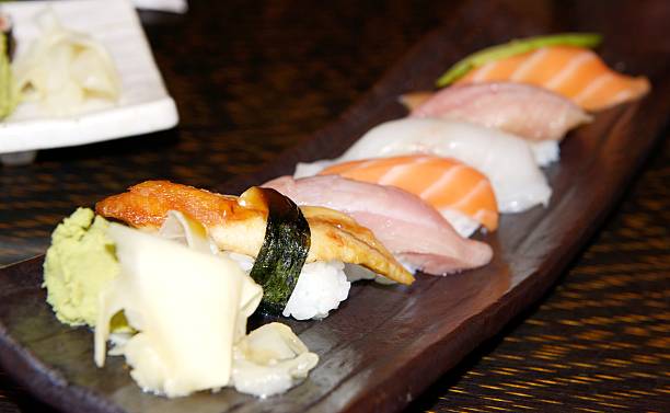 istock Sushi with fish and meat 507844932