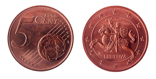 istock lithuanian 5 cent Euro coin 507848216