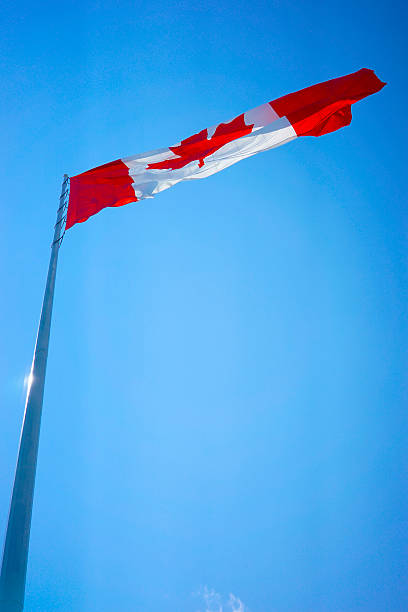 istock Waving Canadian flag 507849826
