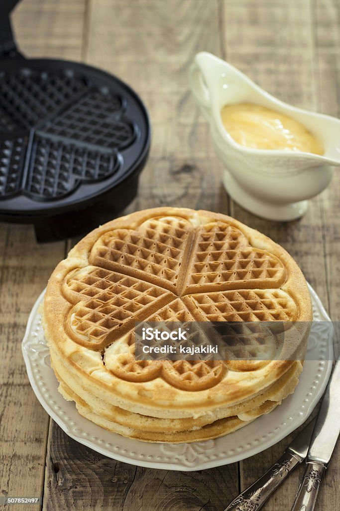 Wafles - Foto de stock de Al horno libre de derechos