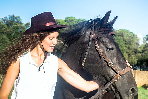 istock Girl and horse 507853025