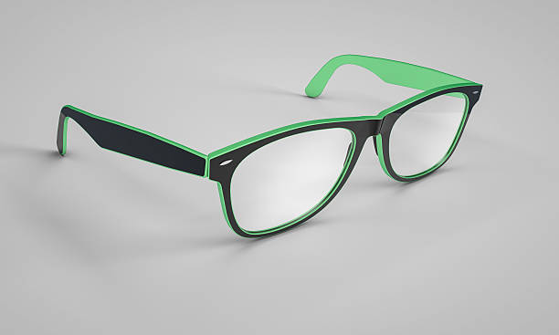Moderne Brille auf weißem Hintergrund – Foto
