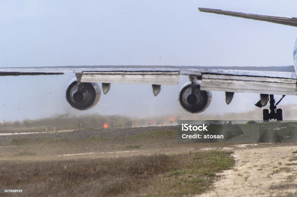 Motori aeronautici - Foto stock royalty-free di Aereo di linea