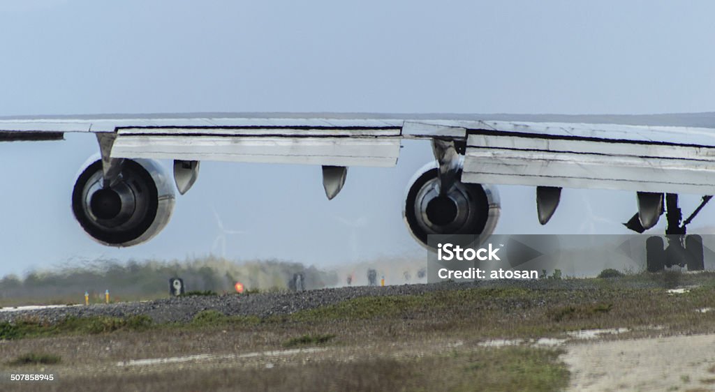 Motore aeronautico - Foto stock royalty-free di Aereo di linea