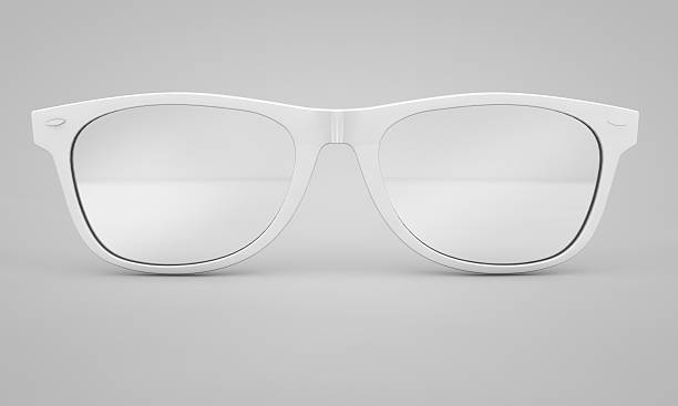 Nowoczesny okulary na białym tle – zdjęcie