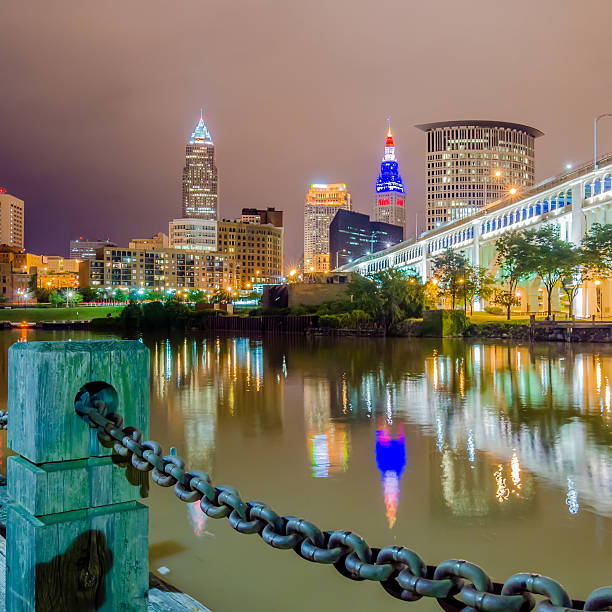 istock Cleveland downtown on cloudy day 507860145