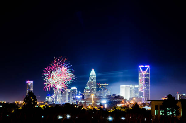 istock 4th of july firework over charlotte skyline 507860183