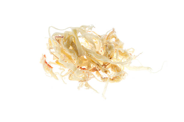 istock Shredded Dried Cuttlefish isolated on white background 507865192