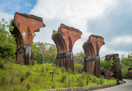 Ruins of Long-teng Bridge, Miaoli County, Taiwan