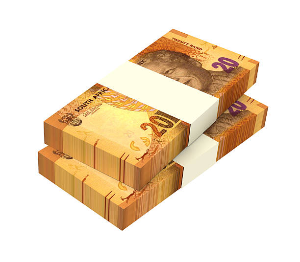 istock South african rands isolated on white background. 507869162