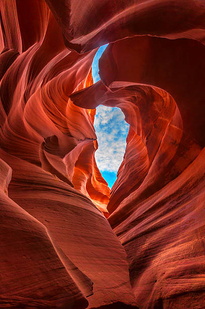 antelope canyon, arizona, stati uniti - crevice foto e immagini stock