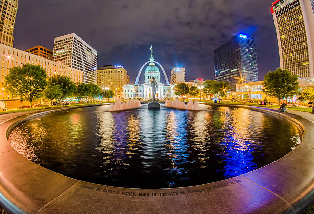 istock St. Louis downtown skyline buildings at night 507875361