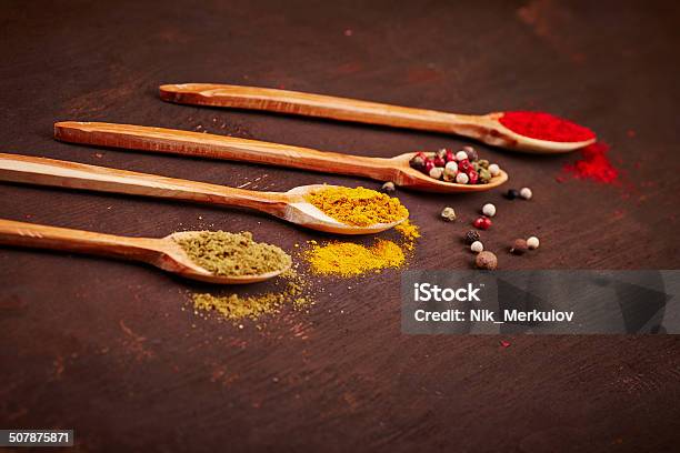 Spices Stock Photo - Download Image Now - Barberry Family, Brown, Chili Pepper