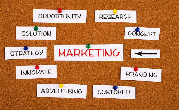 istock marketing concept on cork noticeboard 507876181