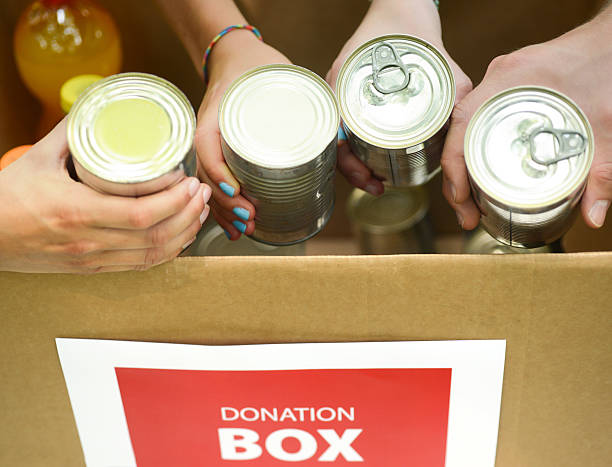 istock Donation box and Canned Food 507878719