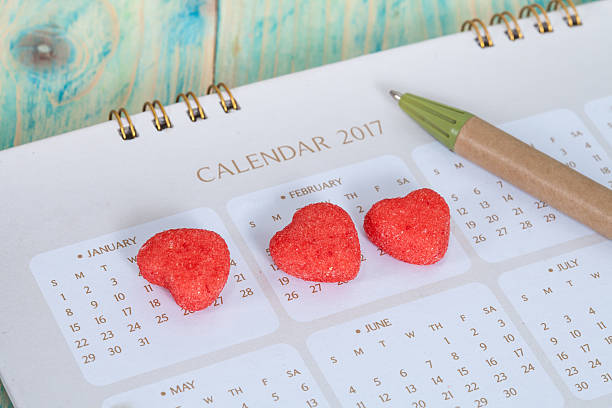 istock heart candies coated with sugar on calendar 2017 507878898
