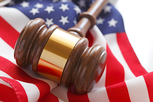 istock Gavel and American Flag 507879019