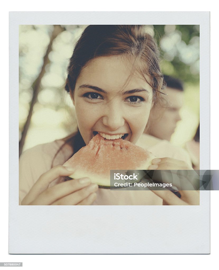 Die unvergessliche Wassermelone - Lizenzfrei 16-17 Jahre Stock-Foto