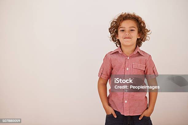 Casual Kid Stock Photo - Download Image Now - Child, Fashion Model, Standing