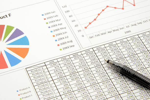 istock Business charts and pen 507880398