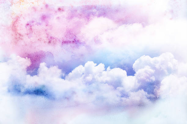 istock Watercolor illustration of cloud. 507897162