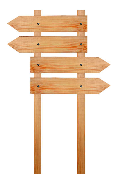 istock Wooden arrows  sign 507897958