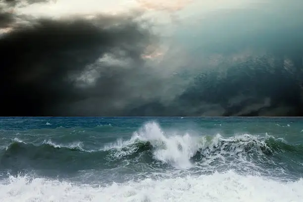 Photo of View of storm seascape