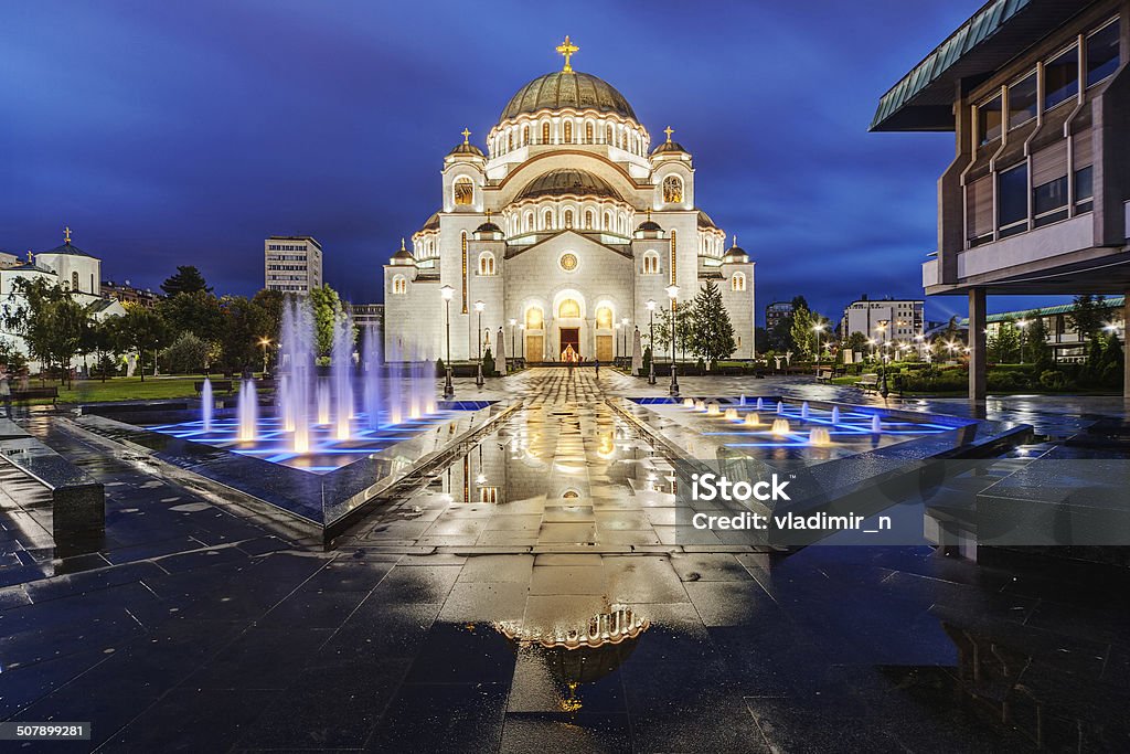 Saint Sava Temple Saint Sava temple, Belgrade Serbia Architecture Stock Photo