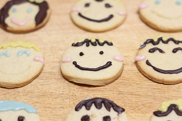 istock Colorful homemade sugar cookie faces 507900045