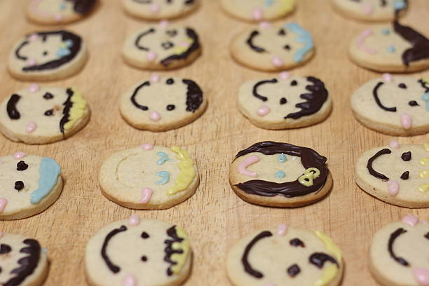 istock Colorful homemade sugar cookie faces 507900053