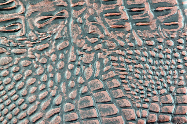 istock Textured and pattern of dark brown leather. 507900329