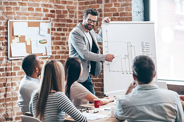 istock Look how fast growth our company! 507900522