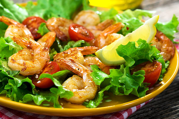 istock Salad with shrimps 507901096